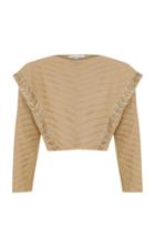 Raisa Vanessa Strass Embellished Camel Sweater