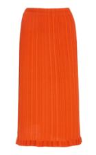 Acne Studios Kora Ribbed Cotton-blend Knee-length Skirt