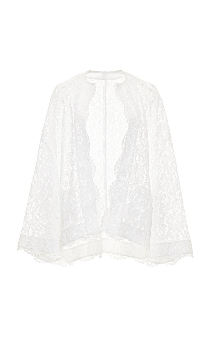 Valentino Open Front Lace Jacket