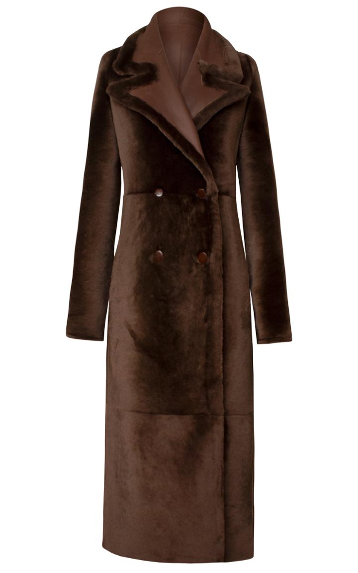 Moda Operandi Alejandra Alonso Rojas Reversible Shearling Coat