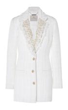 Ralph & Russo Pearl-embellished Tweed Mini Dress