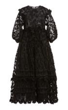 Moda Operandi Cecilie Bahnsen Maren Floral-embellished Organza Dress