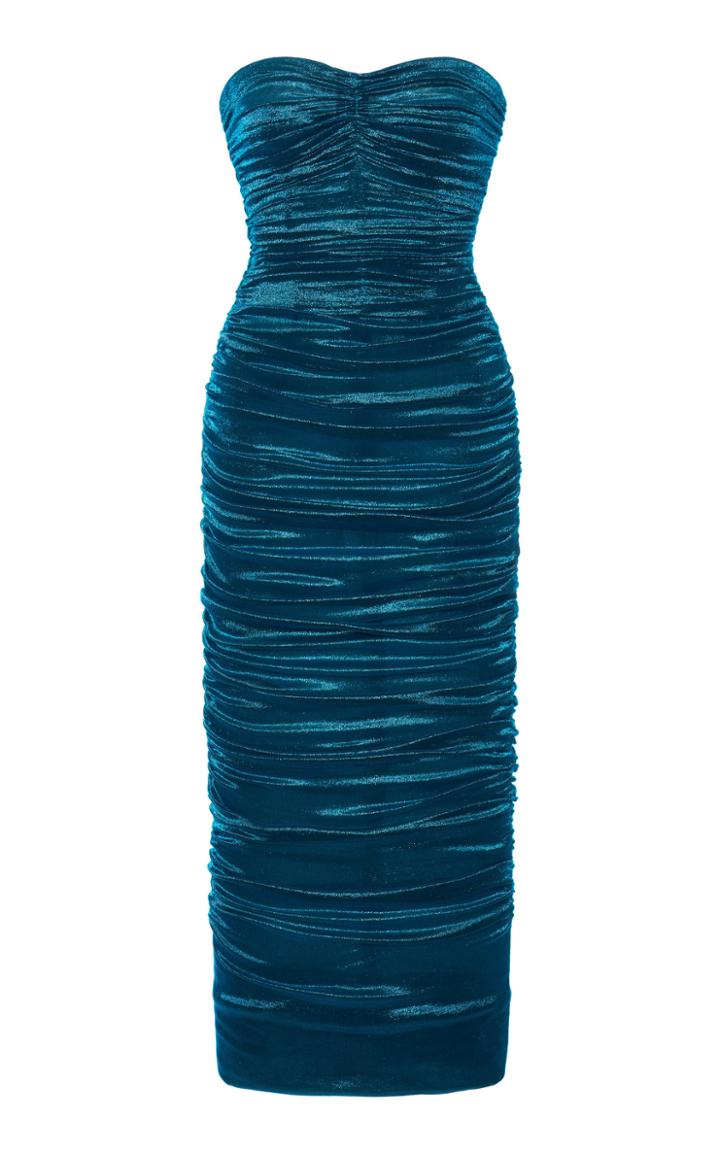 Moda Operandi Dolce & Gabbana Ruched Lam Dress Size: 36
