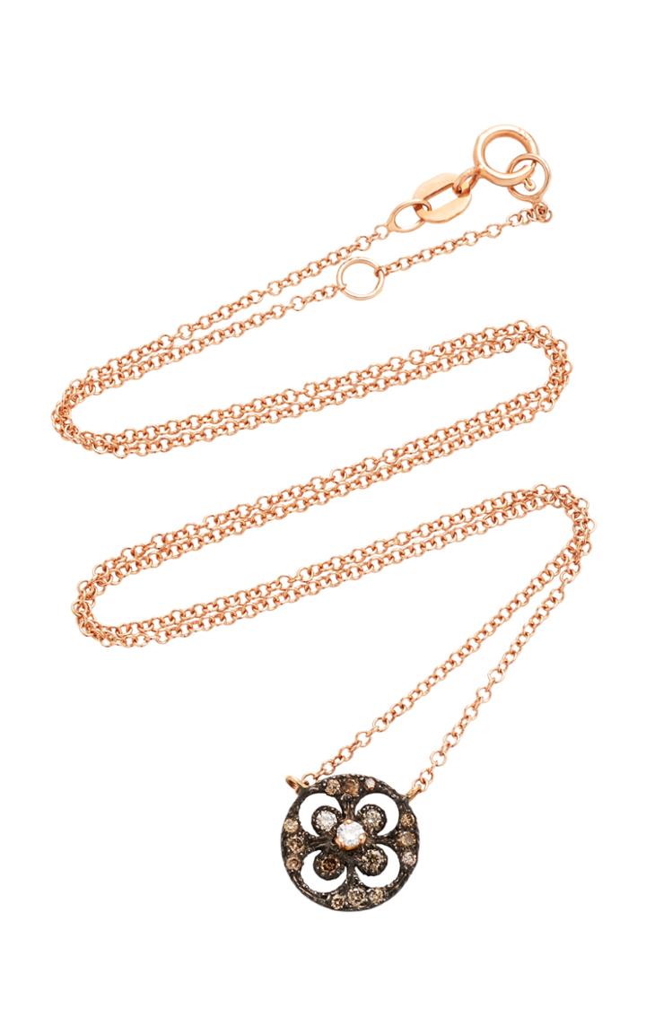 Montse Esteve 18k Gold, Oxidized Silver And Diamond Necklace
