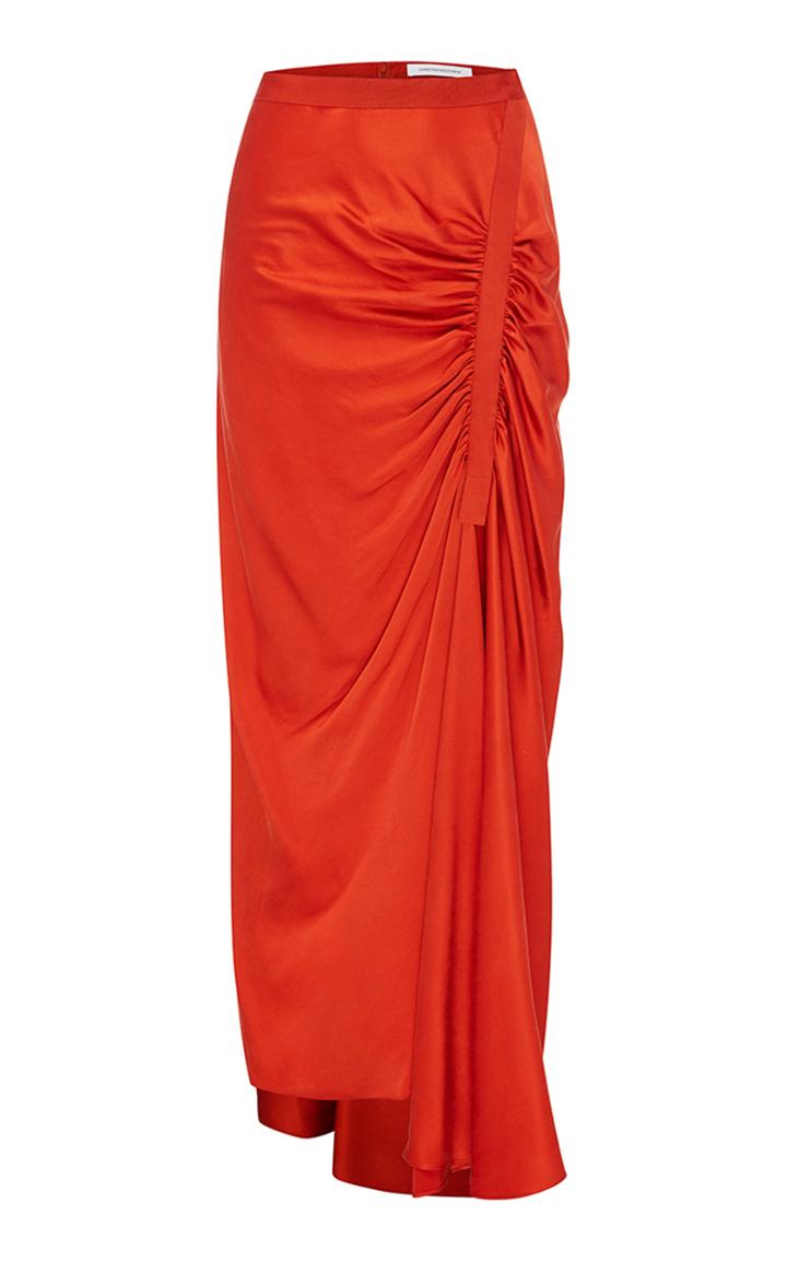 Christopher Esber Elongated Incline Gathered Skirt