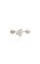 Delfina Delettrez Convertible 18k Gold Diamond Earring