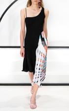 Emilio Pucci One Shoulder Pliss Panel Dress