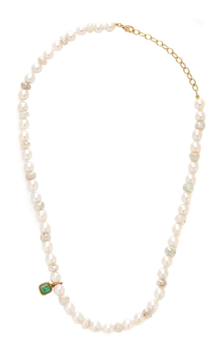 Objet-a 18k Gold And Multi-stone Necklace