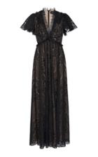 Giambattista Valli V-neck A-line Lace Gown
