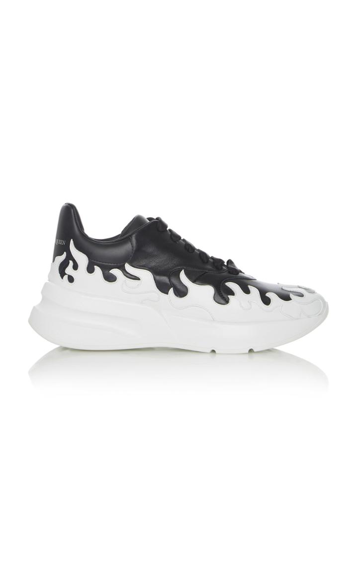 Alexander Mcqueen Paneled Leather Sneakers
