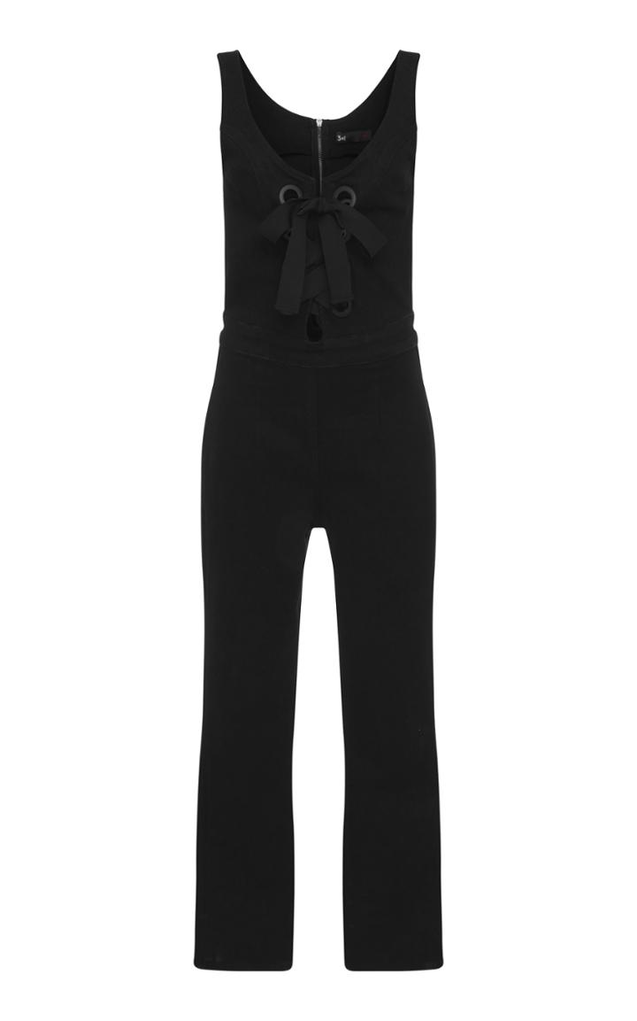 3x1 Lacy Denim Jumpsuit
