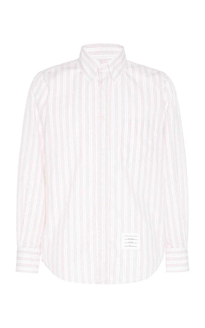 Thom Browne Striped Cotton Button-down Shirt