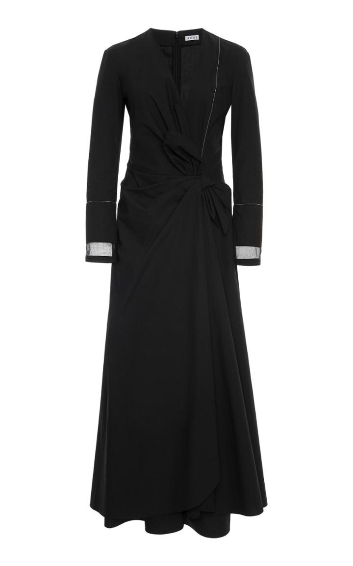 Moda Operandi Loewe Bow-accent Cotton Dress Size: 34