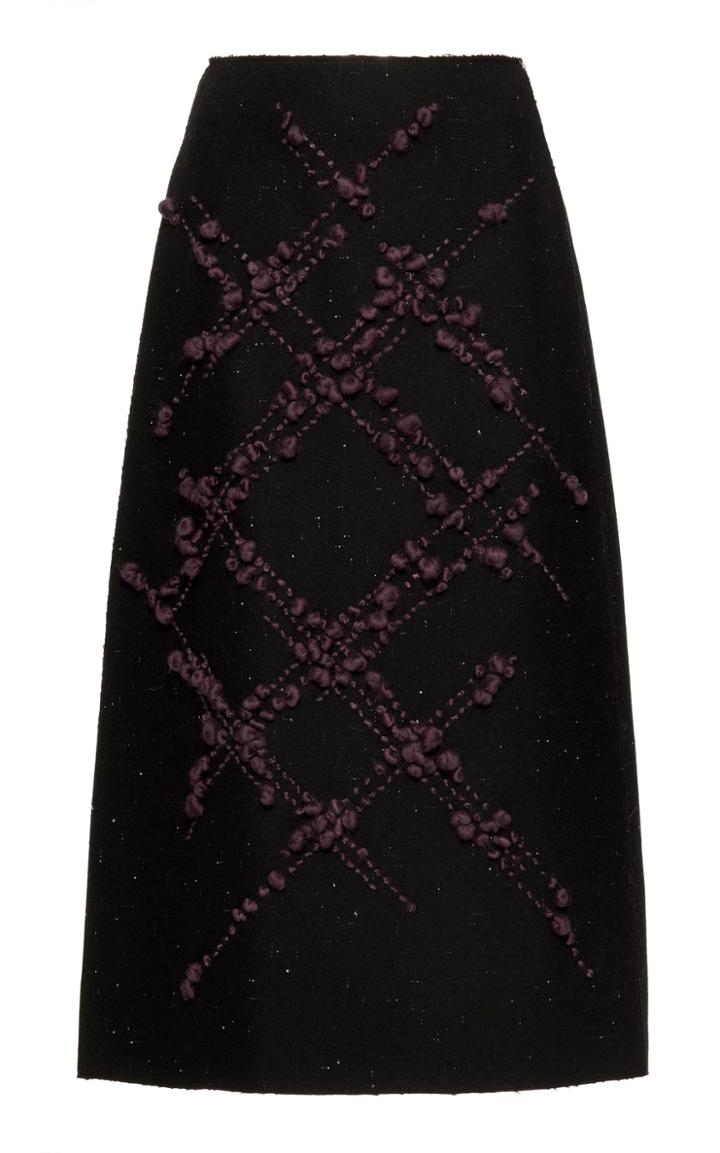 Bottega Veneta Hand Embroidered Skirt