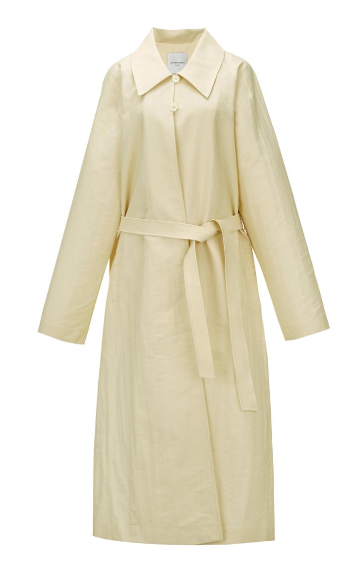 Moda Operandi Le17 Septembre Belted Textured-knit Coat
