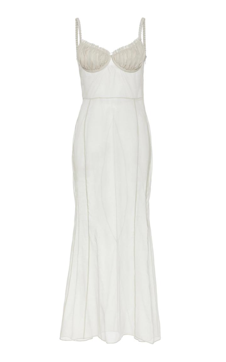 Brock Collection Oheida Sleeveless Cotton And Silk Dress