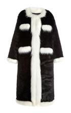 Moda Operandi Huishan Zhang Mitch Two-tone Faux Fur Coat