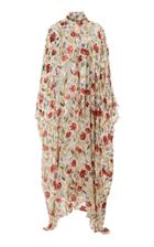 Co Handpainted Lurex Velvet Dress