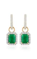 Mateo X Muzo 14k Gold Emerald And Diamond Earrings
