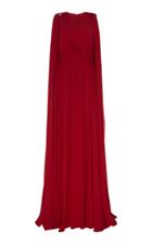 Elie Saab Georgette Draped Gown