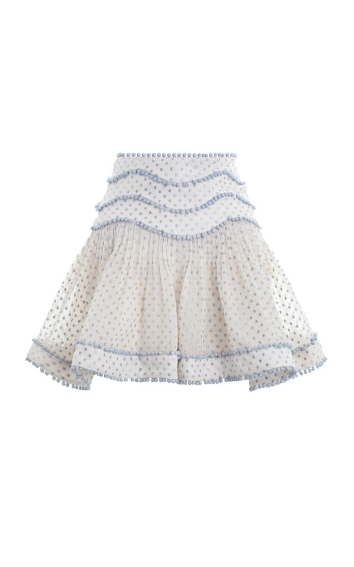 Zimmermann Painted Heart Contour Skirt