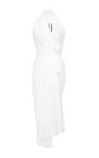 Rick Owens Limo Halter Draped Mid Length Dress