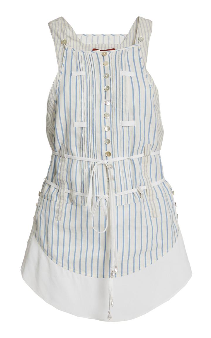 Moda Operandi Altuzarra Florian Cotton-linen Tank Top
