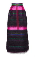 Prabal Gurung Nahagi Silk Fringe Skirt