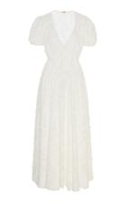 Moda Operandi Cult Gaia Elise Flocked Georgette Midi Dress Size: S