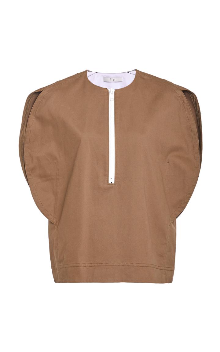 Moda Operandi Tibi Myriam Twill Balloon Origami Top Size: 2