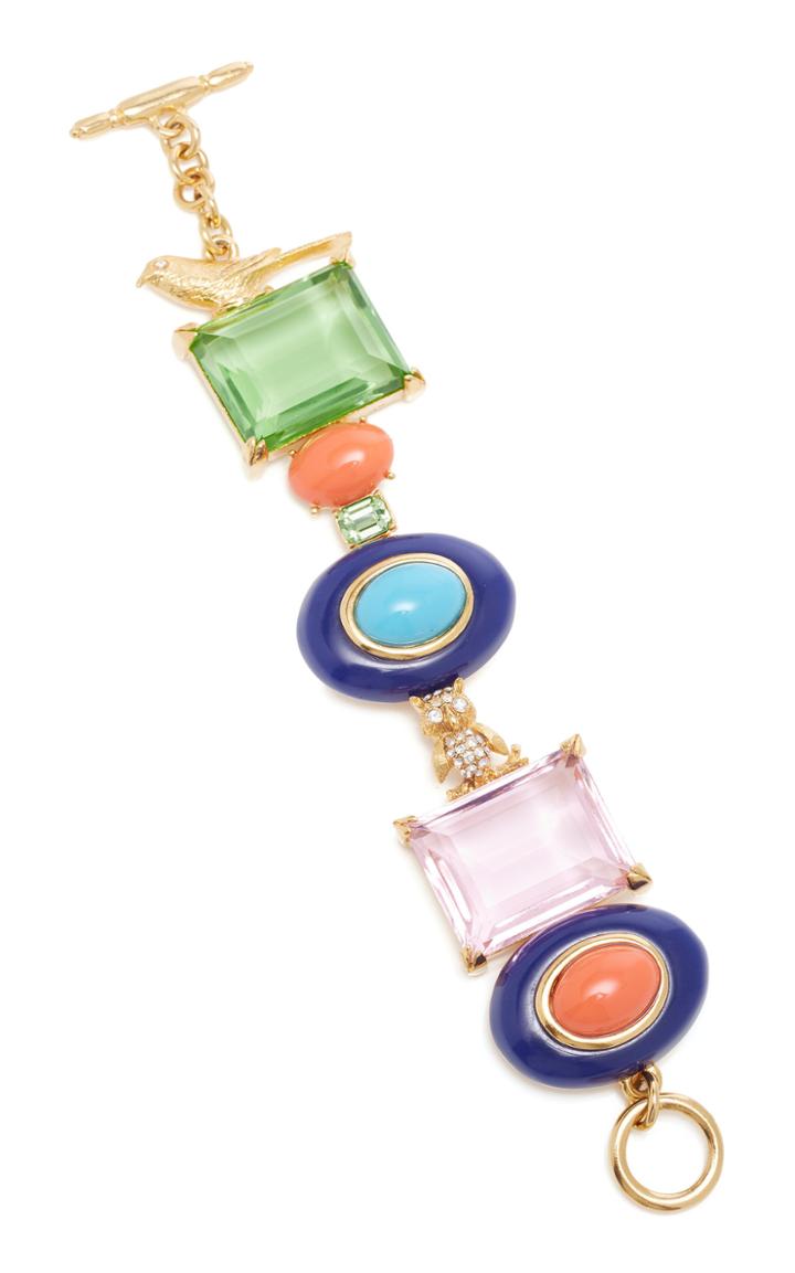 Moda Operandi Brandon Maxwell Multi Color Stone Bracelet