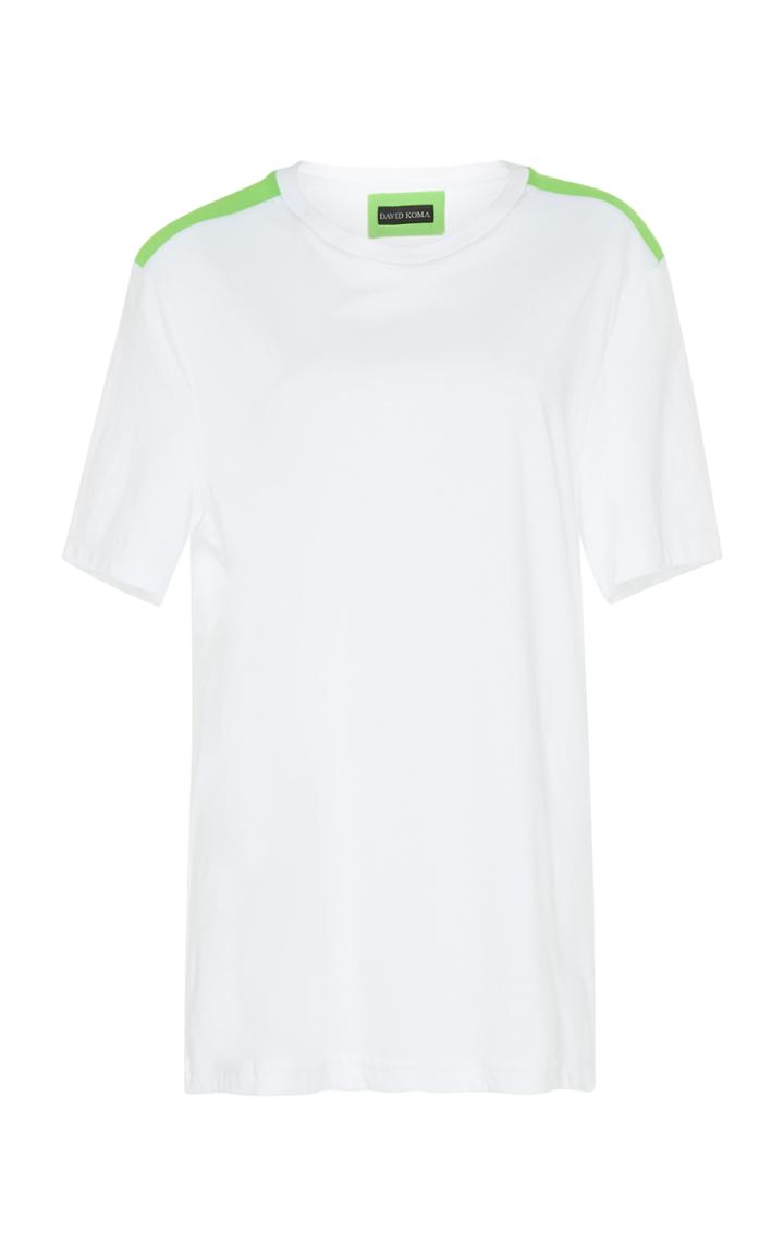 David Koma Shoulder Patch T-shirt