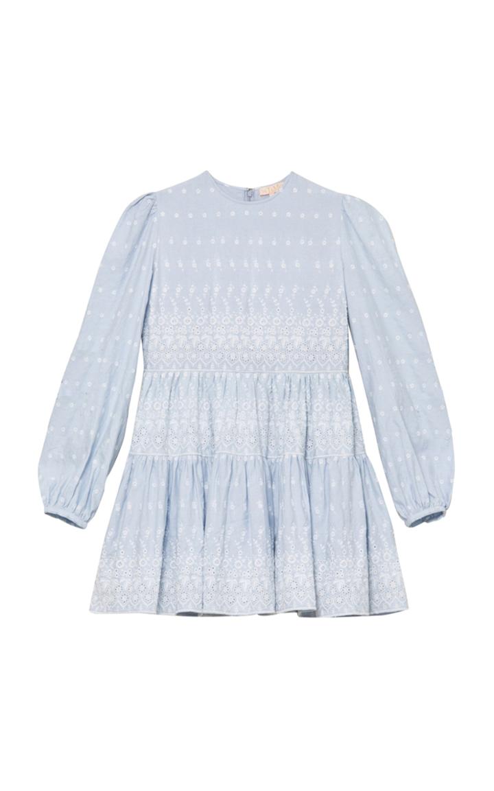 Moda Operandi Bytimo Linen Long Sleeve Mini Dress