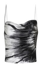 Moda Operandi Retrofte Remi Monochromatic Tie-dye Silk Tank Top Size: M