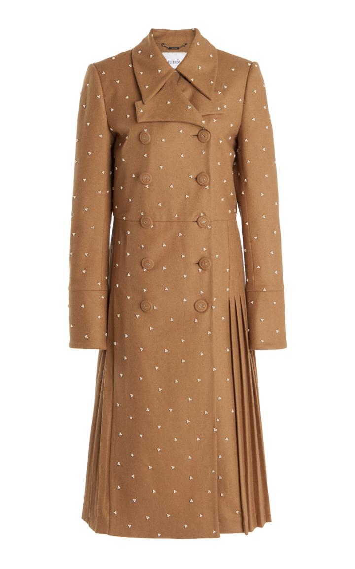 Moda Operandi Erdem Murray Ditsy Wool-cashmere Coat