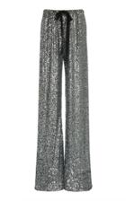 Naeem Khan High-waisted Sequin-ebellished Wide-leg Pants