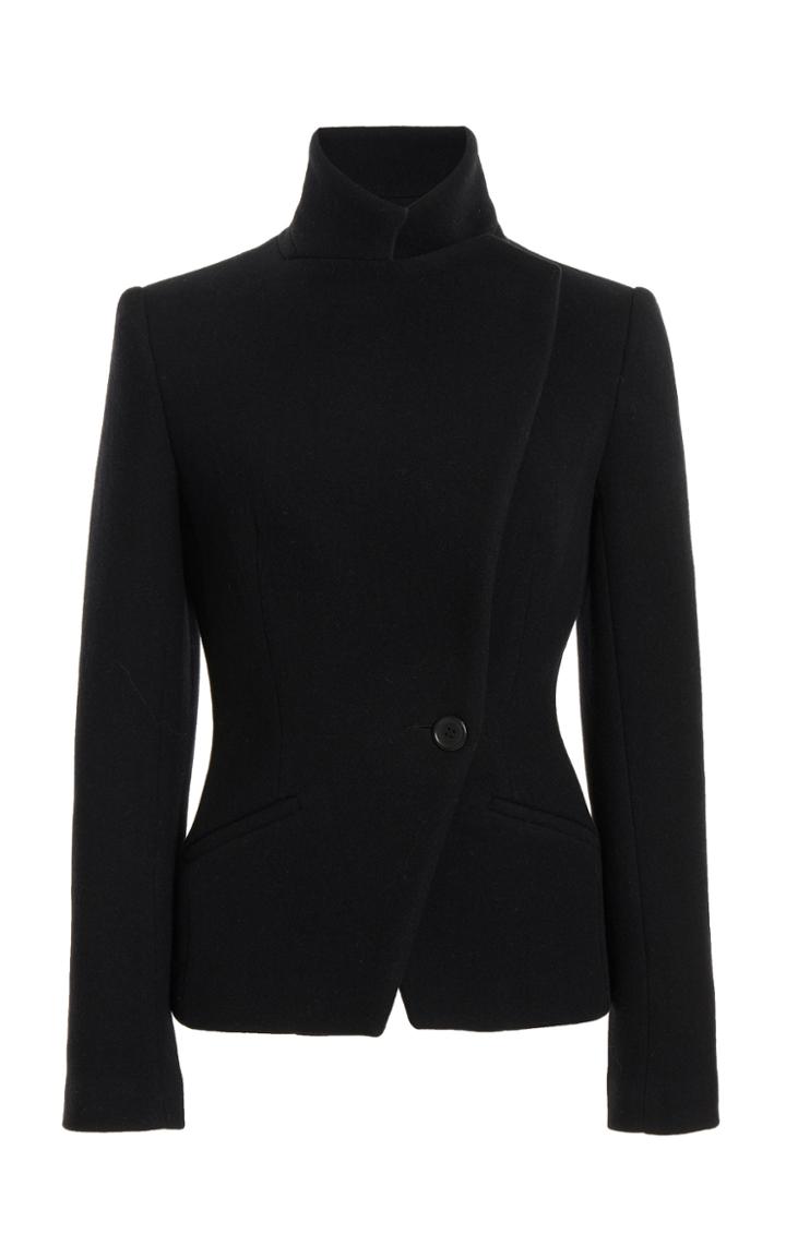 Moda Operandi Martin Grant Asymmetric Wool-blend Jacket