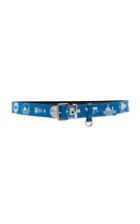 Prada Whale-print Saffiano Leather Belt