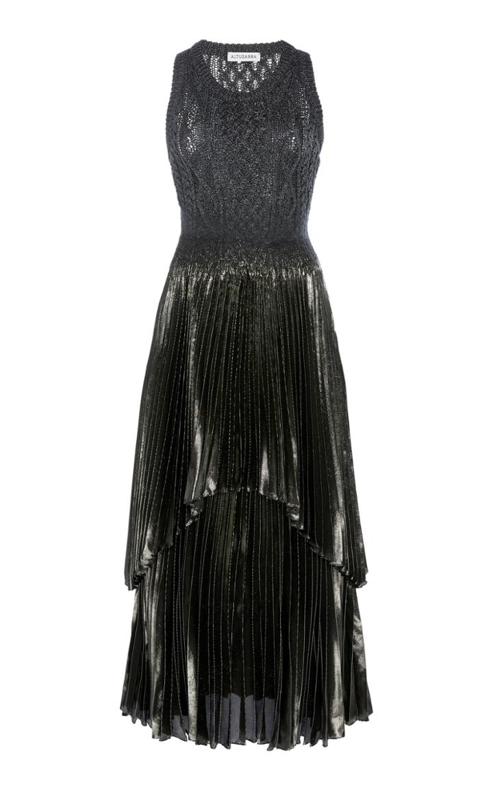 Altuzarra Mishka Cable-knit Lurex Dress