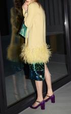 N 21 N&deg;21 Silvana Feather Hem Knit Dress
