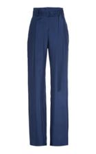 Sally Lapointe Silky Twill High Waisted Belted Pant