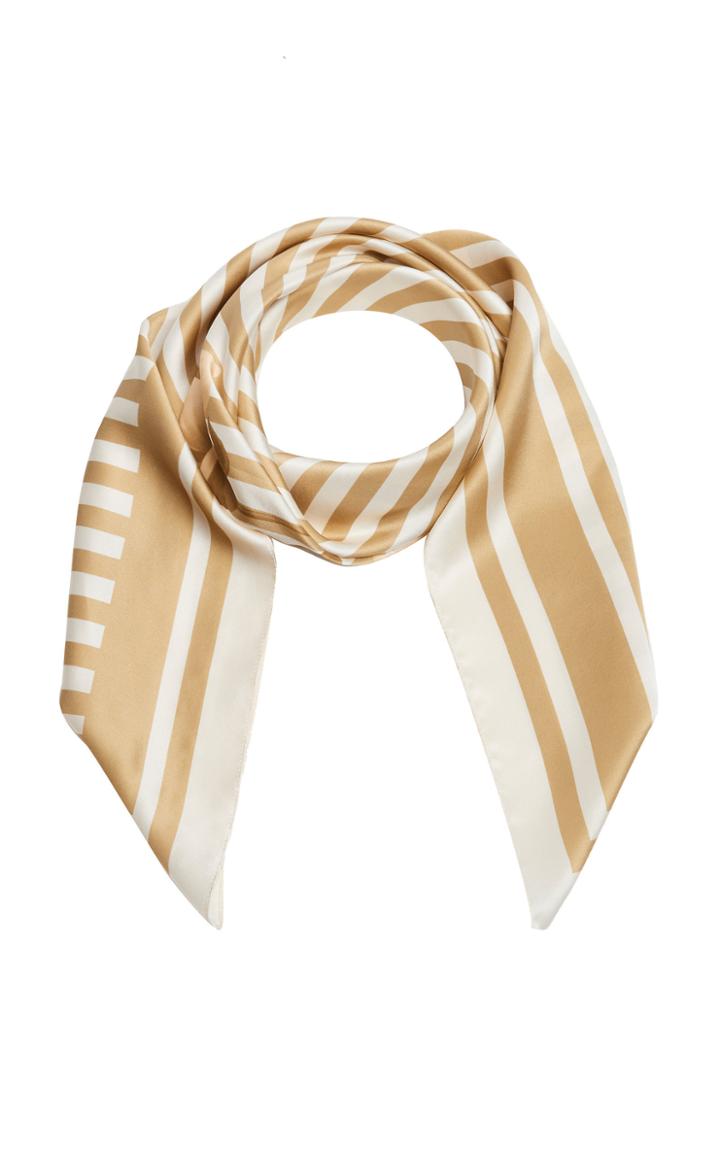 Johanna Ortiz El Rosal Chestnut Stripes Scarf