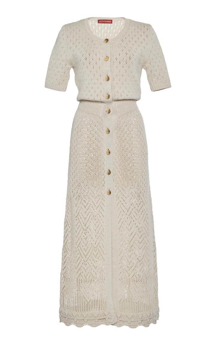 Moda Operandi Altuzarra Doyle Pointelle-knit Maxi Dress Size: S