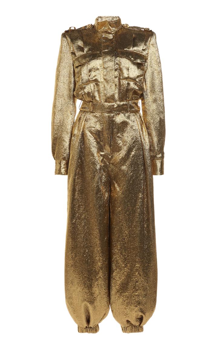 Moda Operandi Alexandre Vauthier Lame Jumpsuit