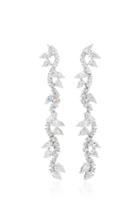 Fallon Silver-plated Crystal Earrings