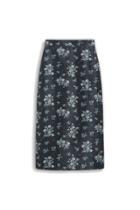 Moda Operandi Brock Collection Stella Floral Silk Midi Skirt