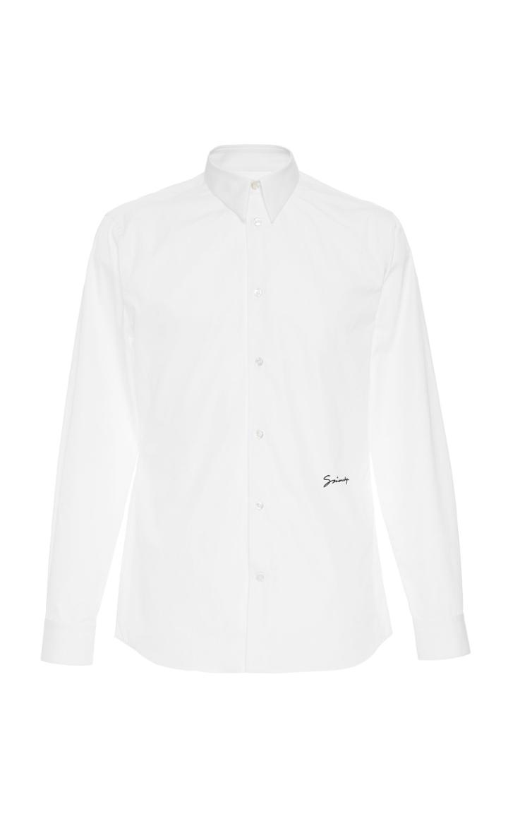 Givenchy Cotton-poplin Button-up Shirt