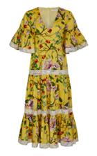 Moda Operandi Borgo De Nor Malia Tiered Floral Cotton Dress