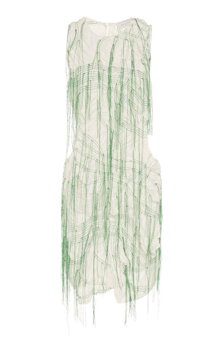 Marina Moscone Cutaway Thread Tunic