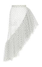 Rodarte Tulle Asymmetric Ruffle Skirt